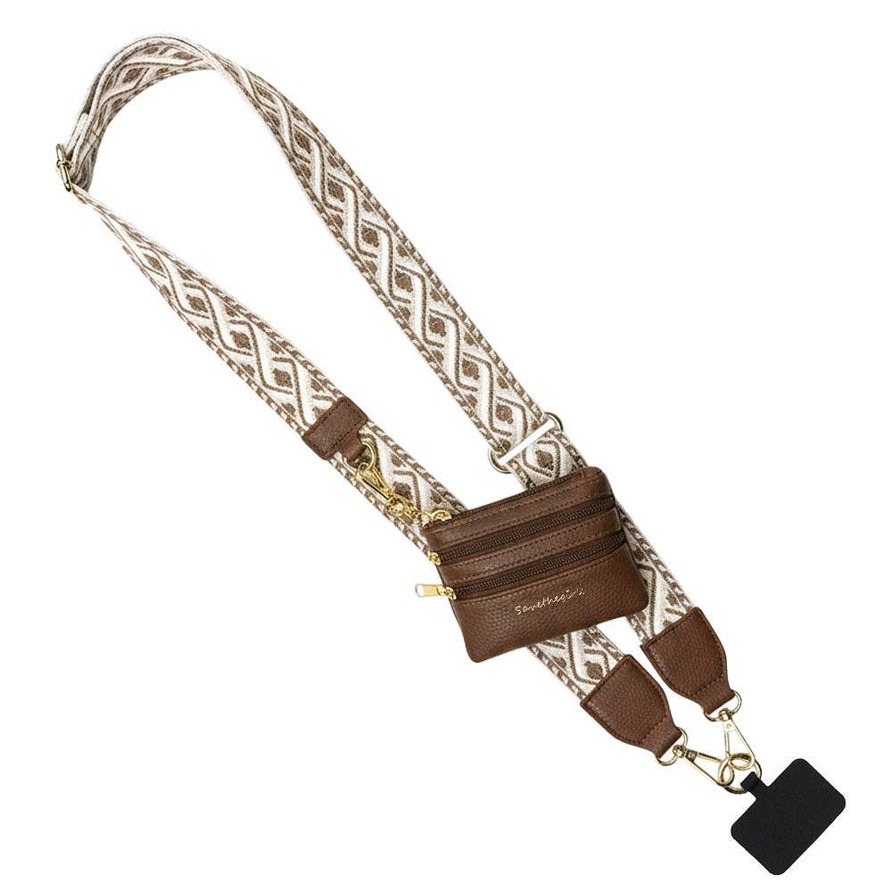 Clip & Go Strap w/Zippered Pouch XOXO