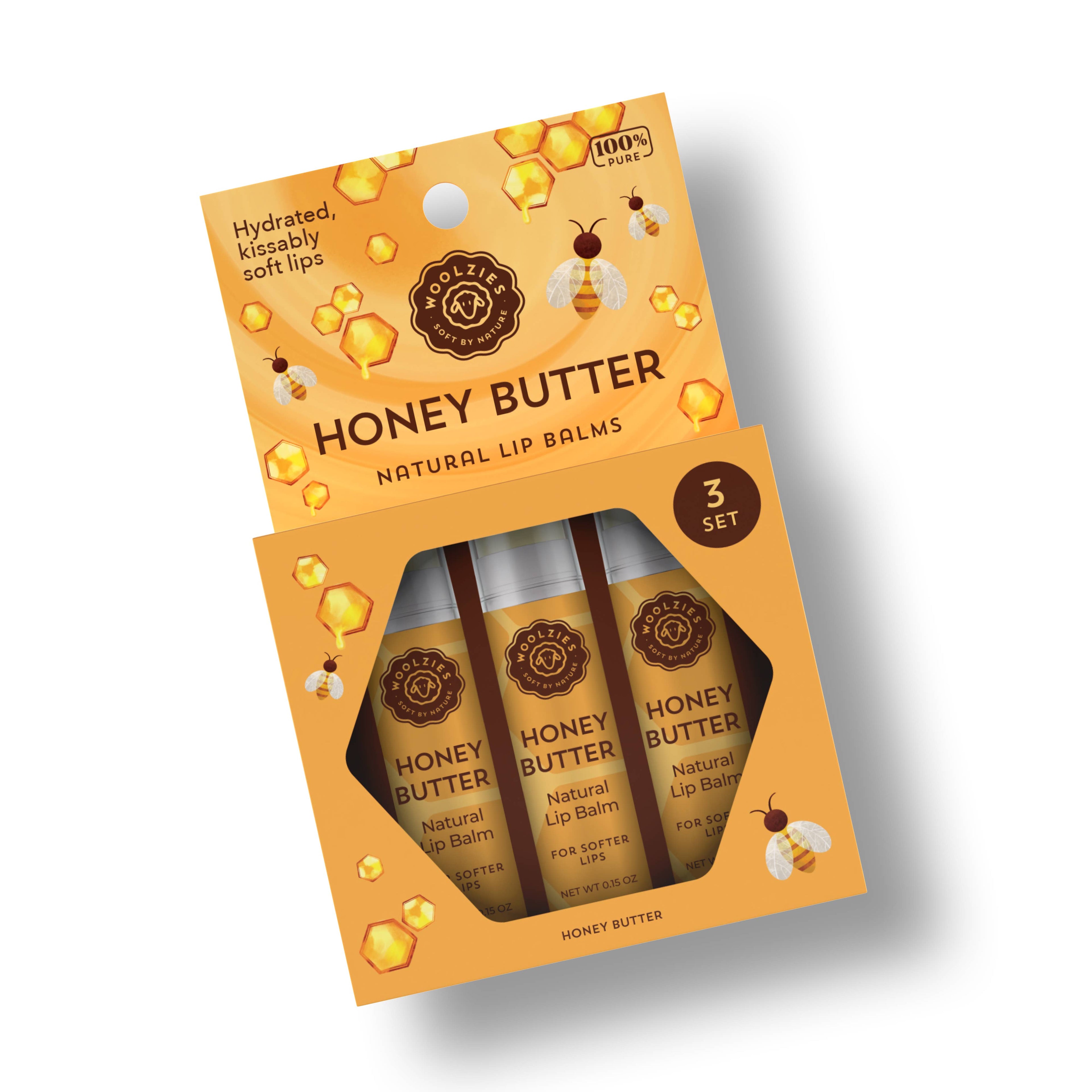 Honey Butter Lip Balm Set Of 3