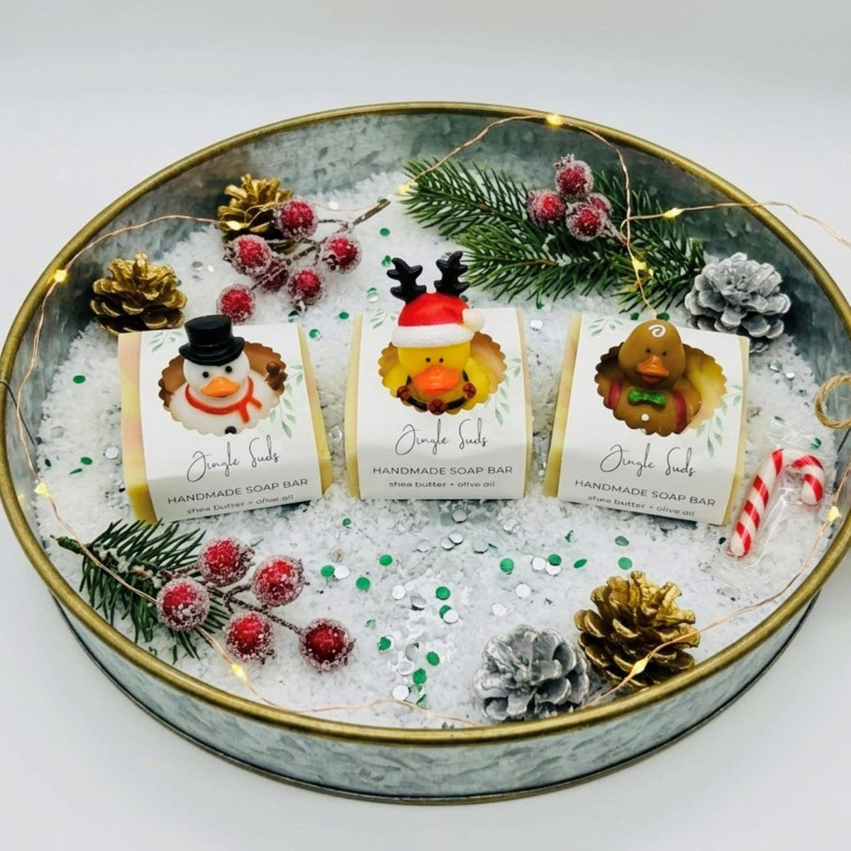 Jingle Suds Holiday Handmade Novelty Soap Bar SEASONAL