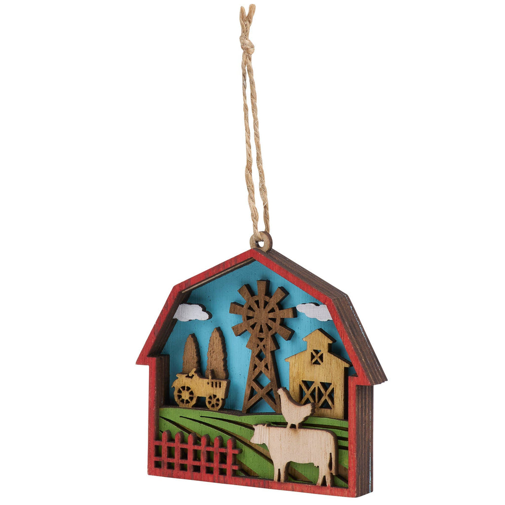 Barn Magnetic Ornament