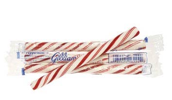 Gilliam Old Fashion Candy Sticks, Peppermint, 80ct Box