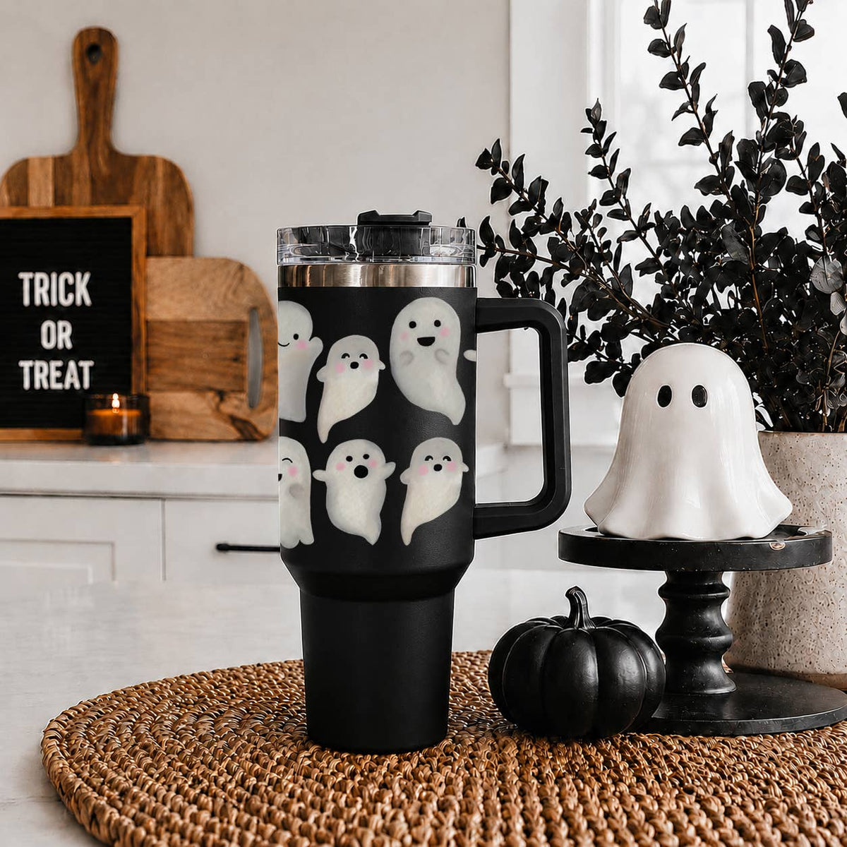 Fall Bohemian Floral Gifts & Drinkware 40oz Autumn Tumbler