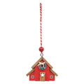Wooden Christmas Barn Ornament
