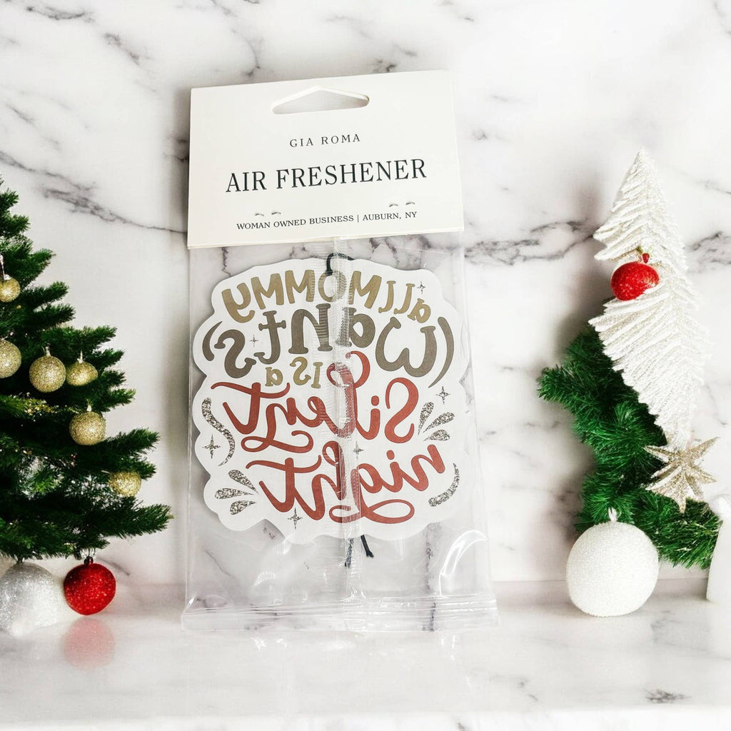 Naughty List, Hanging Air Freshener Christmas for Cars
