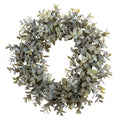 Pebble Eucalyptus Candle Ring, 6"
