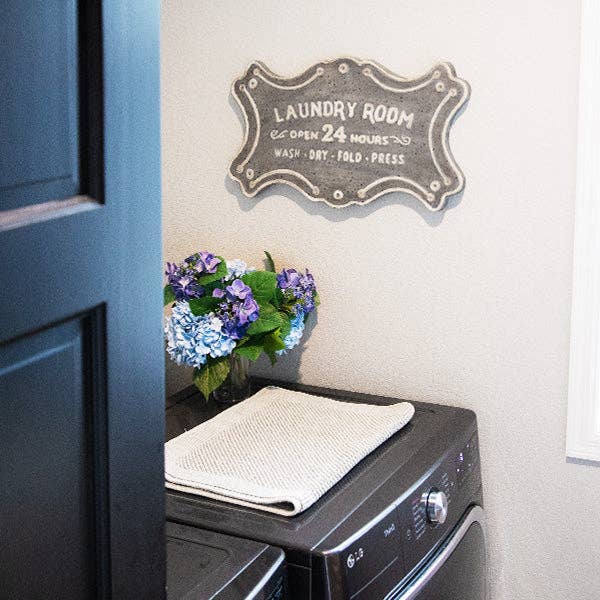 Laundry Room Metal Sign