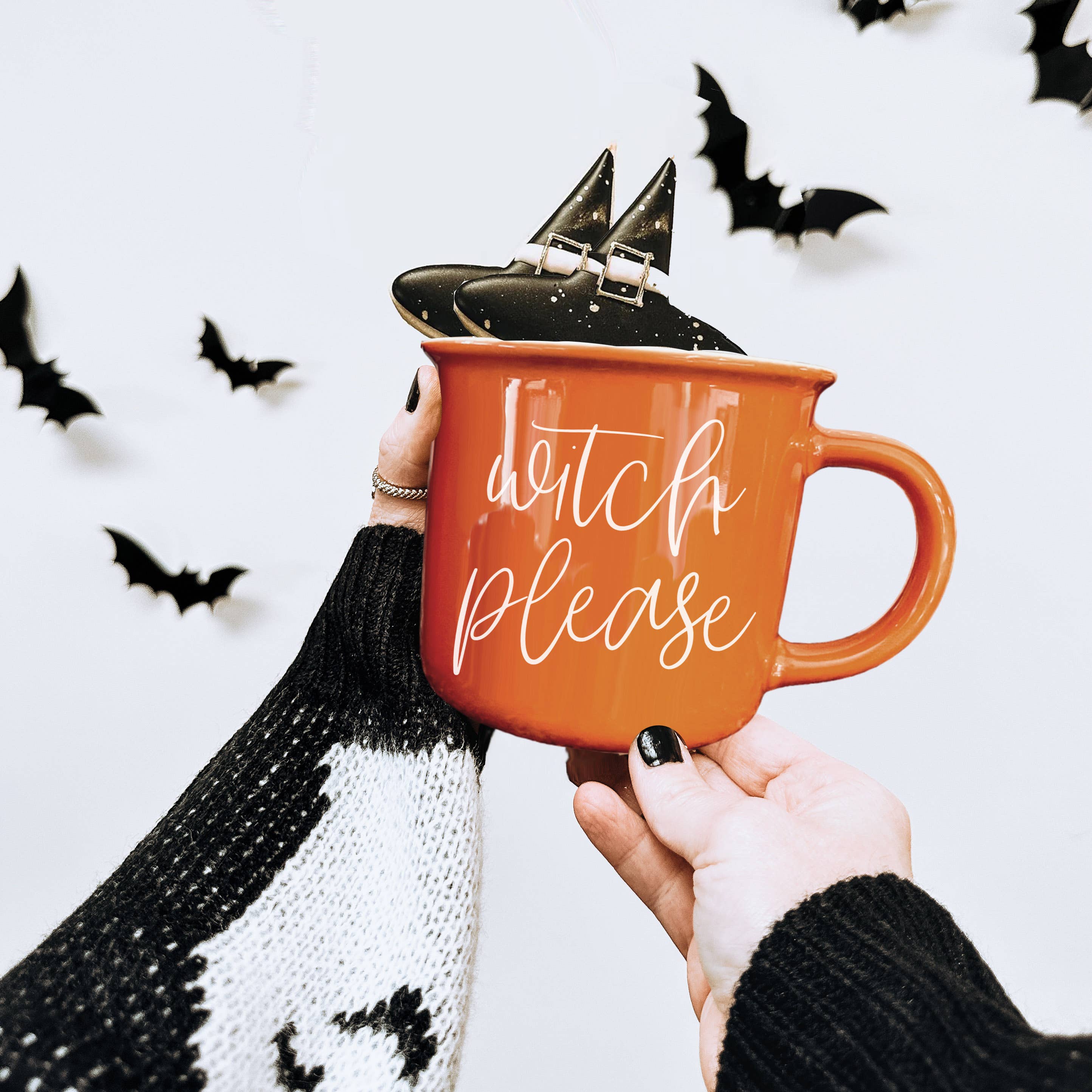 Neutral Fall Coffee Mug, Ceramic Cups for Autumn Home Accent