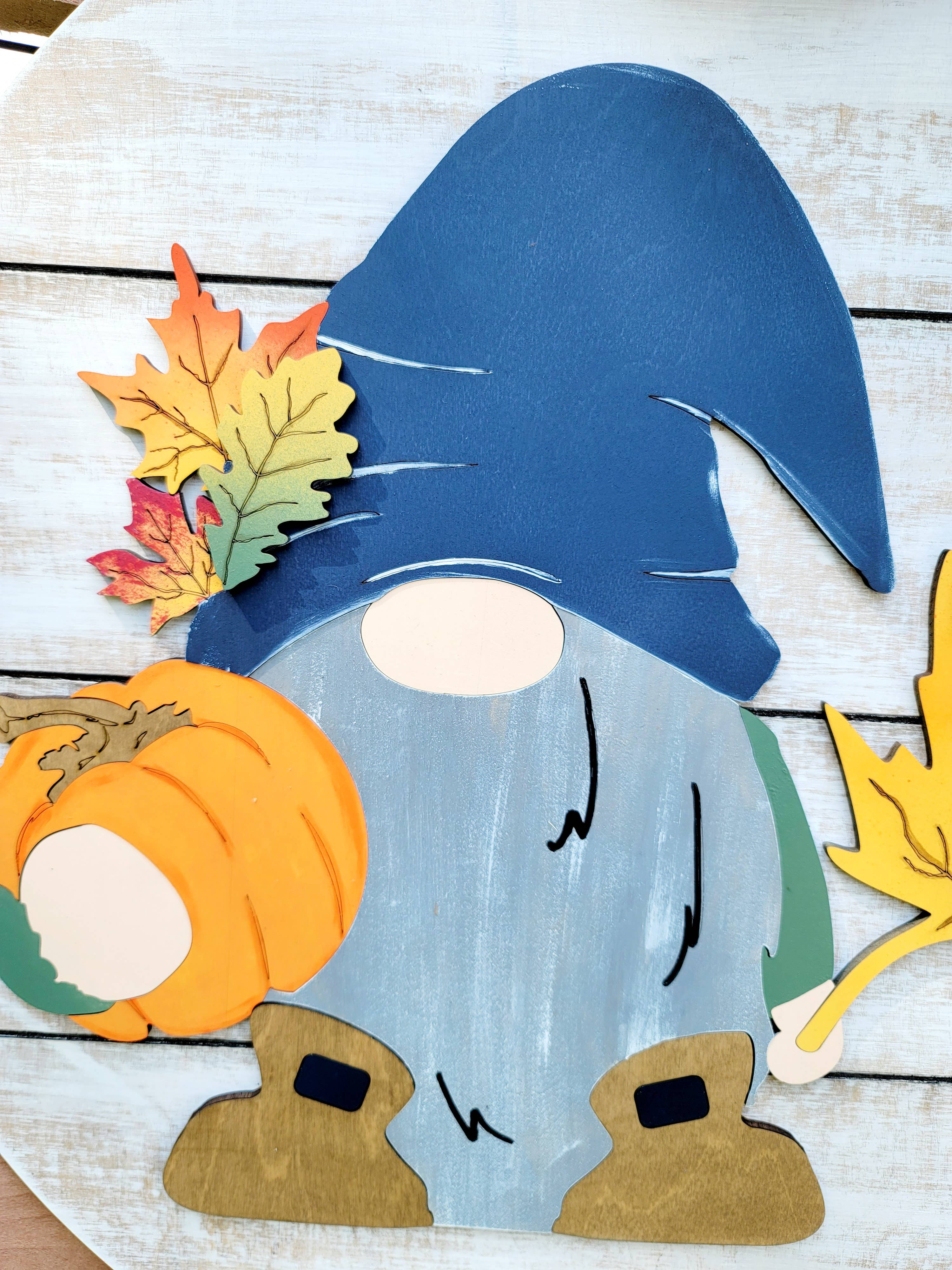 DIY Fall Gnome Door Hanger