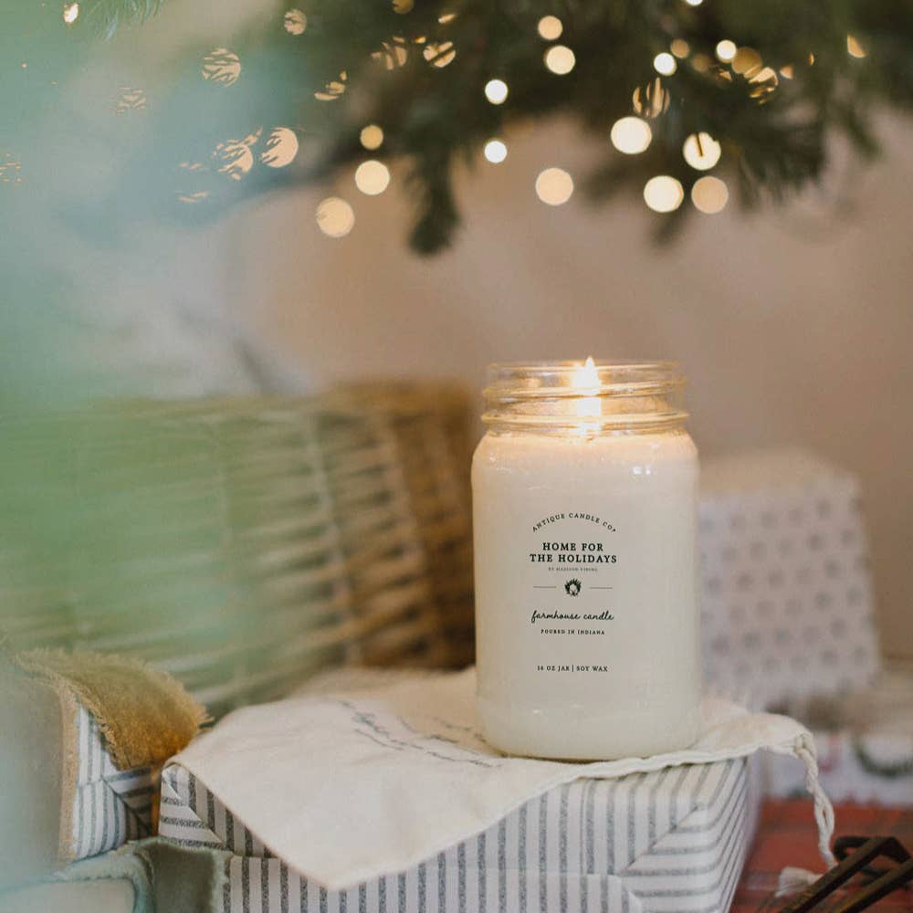 Home for the Holidays - Soy Wax Mason Jar Candle