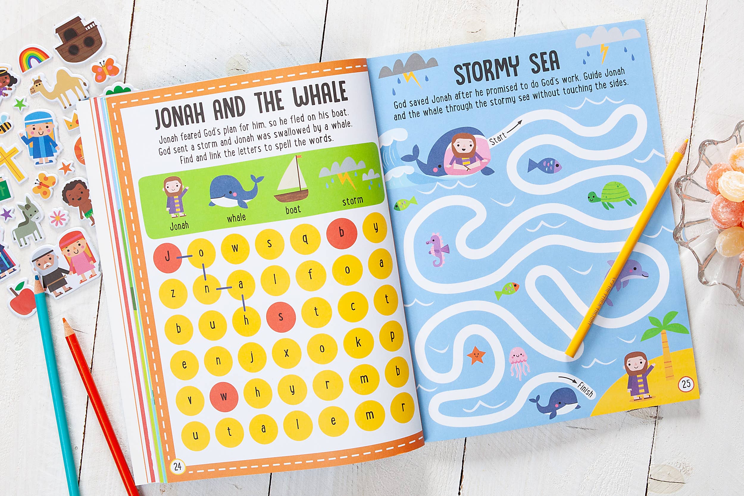 My Bible Stories Activity Book (Back to School Gifts)