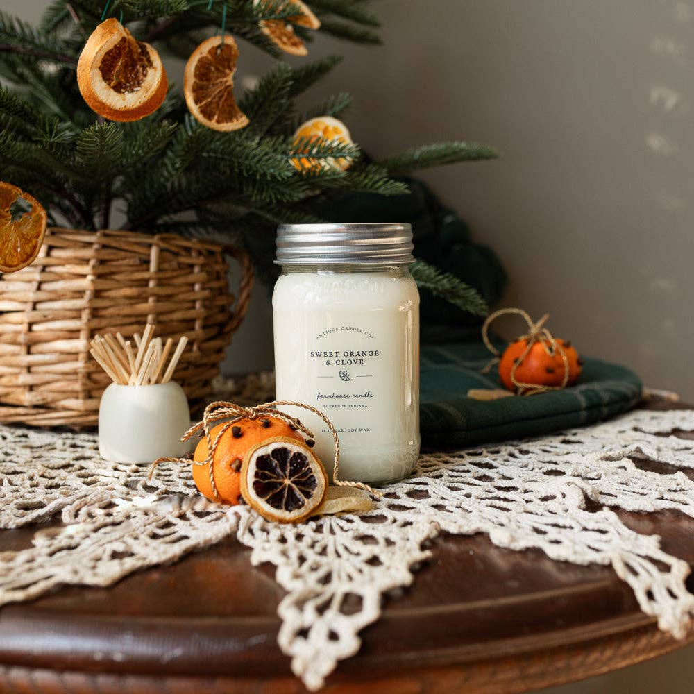 Sweet Orange & Clove - Soy Wax Candle