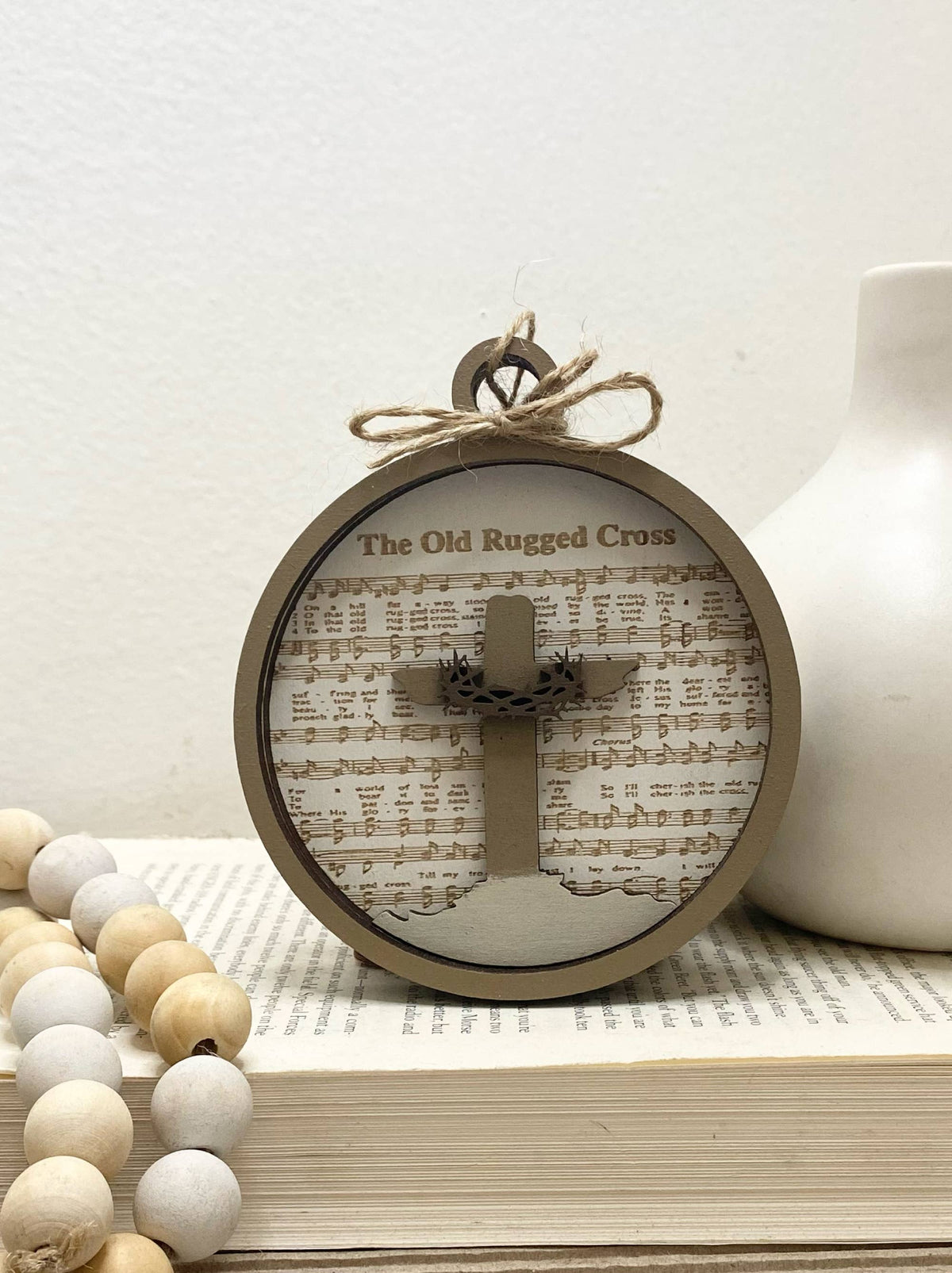 The Old Rugged Cross Ornament or Gift Tag
