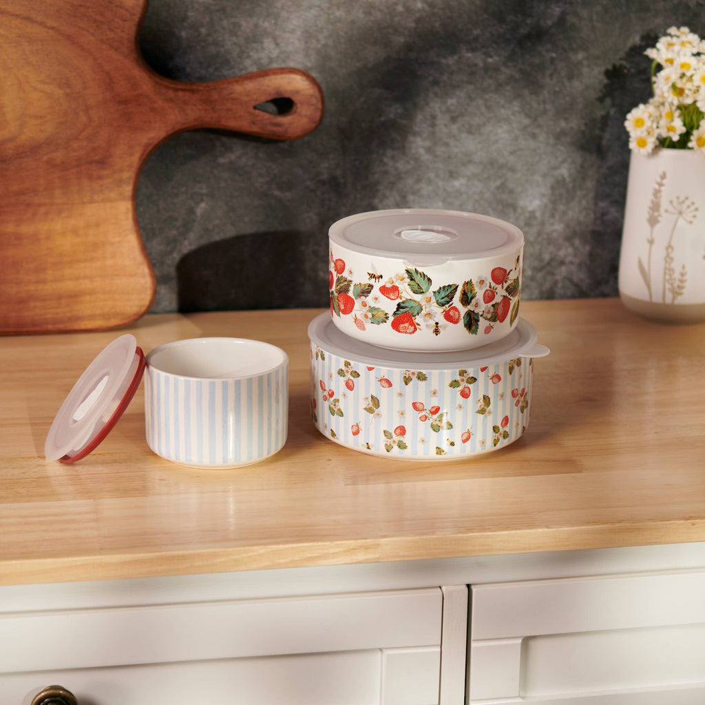 Strawberry Server Set