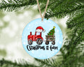 Christmas On The Farm Tractor Ornament