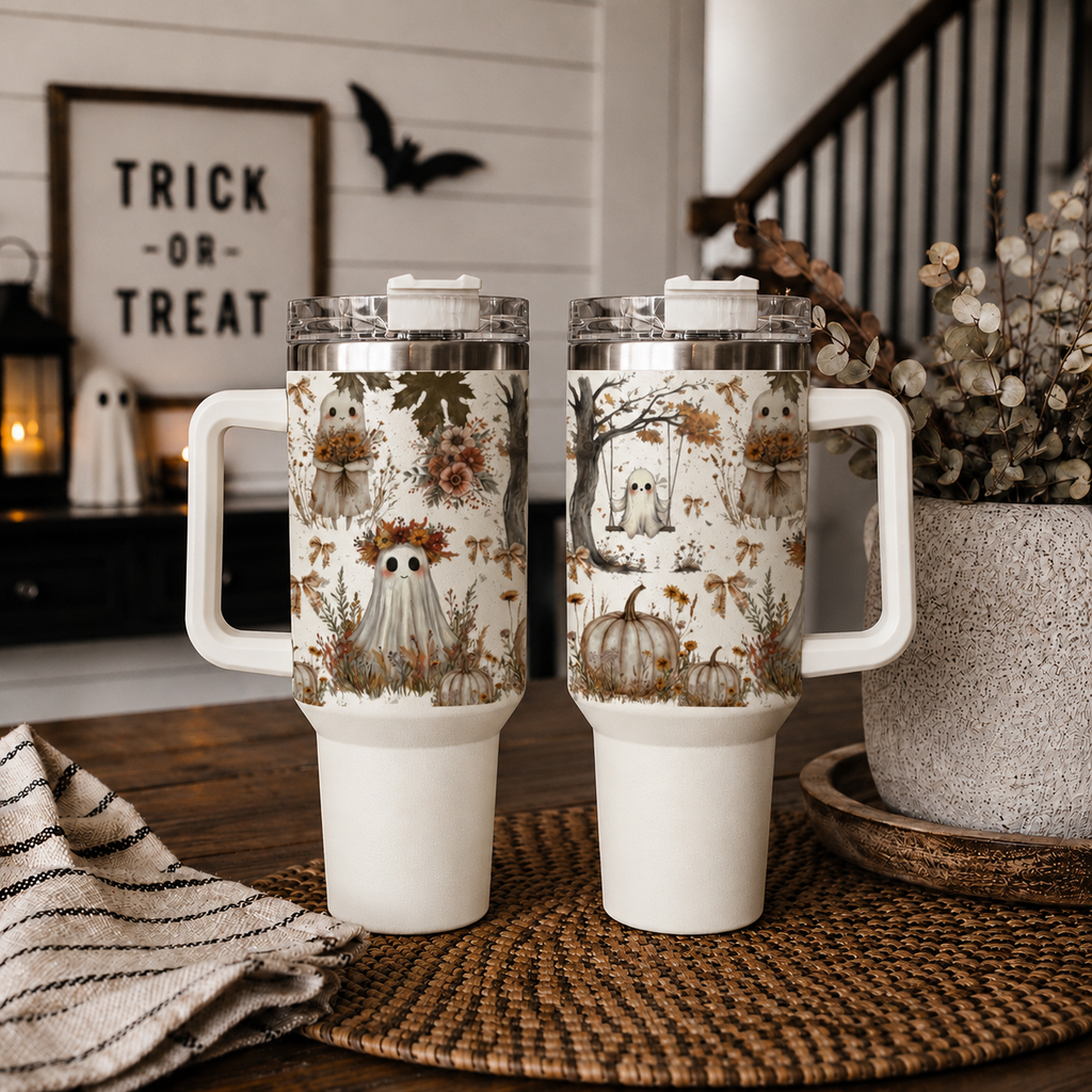 Fall Bohemian Floral Gifts & Drinkware 40oz Autumn Tumbler