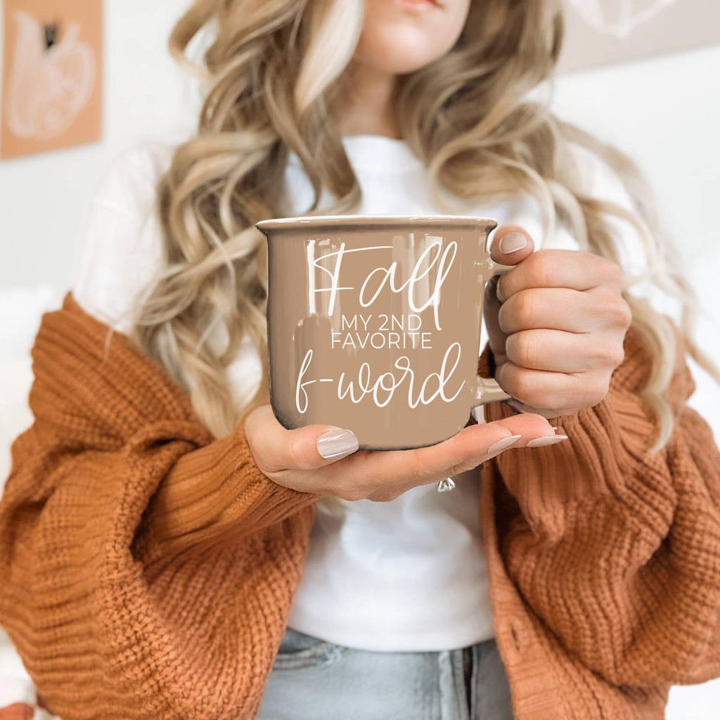 Neutral Fall Coffee Mug, Ceramic Cups for Autumn Home Accent