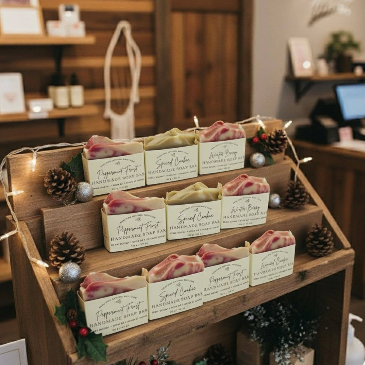 Spiced Cookie Handmade Soap Bar VEGAN WINTER SEASONAL