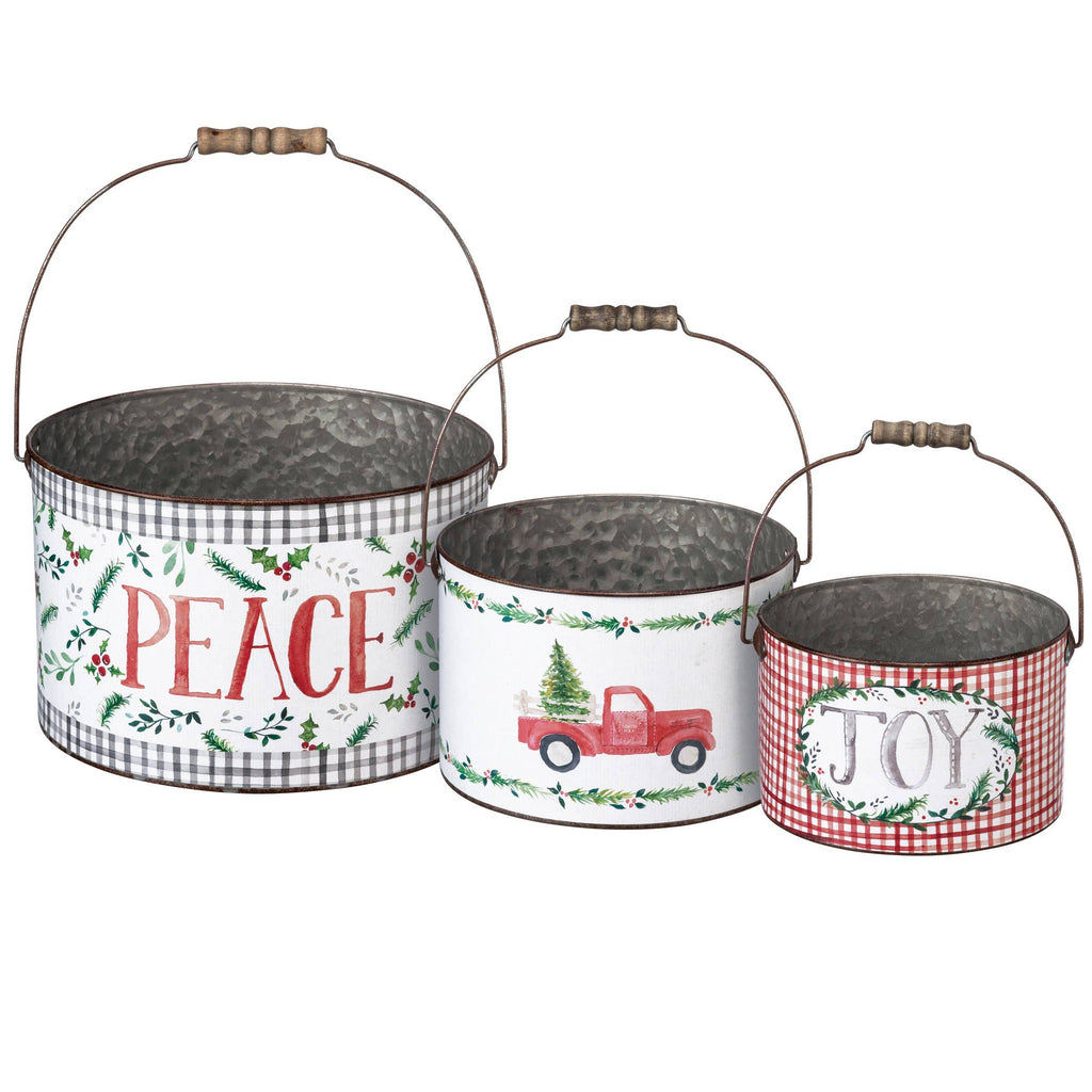 Joy Peace Bucket Set