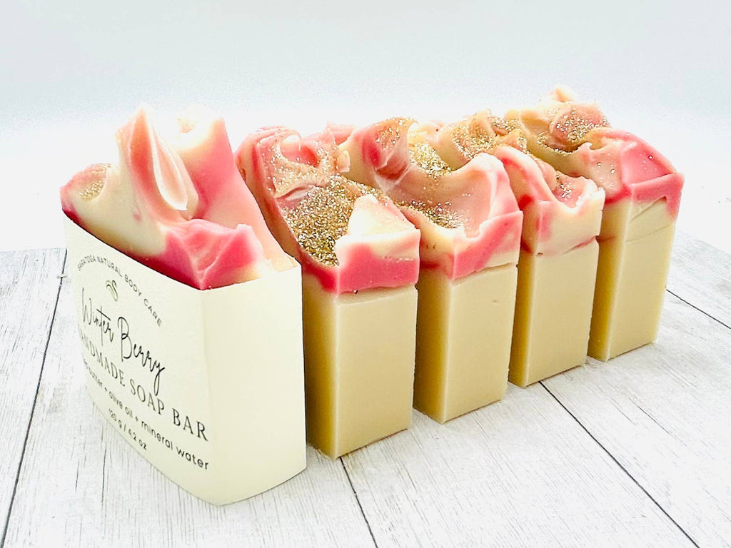Winter Berry Handmade Soap Bar SEASONAL VEGAN HOLIDAY
