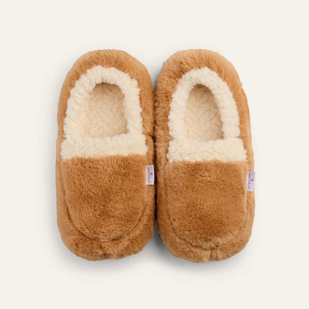 Sherpa Brown Warmies Slippers