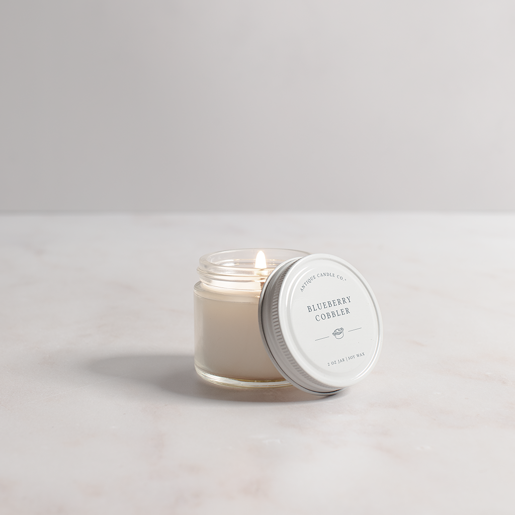 Blueberry Cobbler - Soy Wax Mason Jar Candle