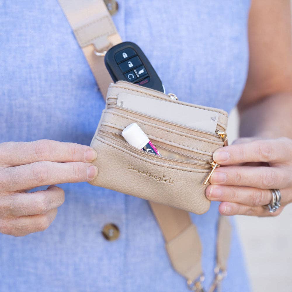 Clip & Go Strap with Pouch - Neutral Collection