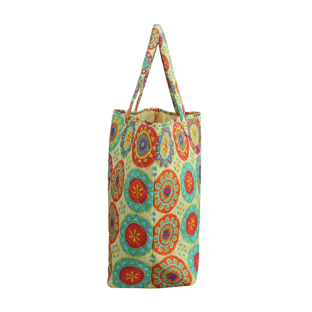 "Suri" Designer Quilted Tote Bag