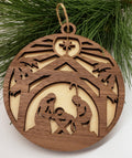 Two Layer Nativity Ornament