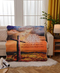 Old Rugged Cross Inspirational Quilted Throw