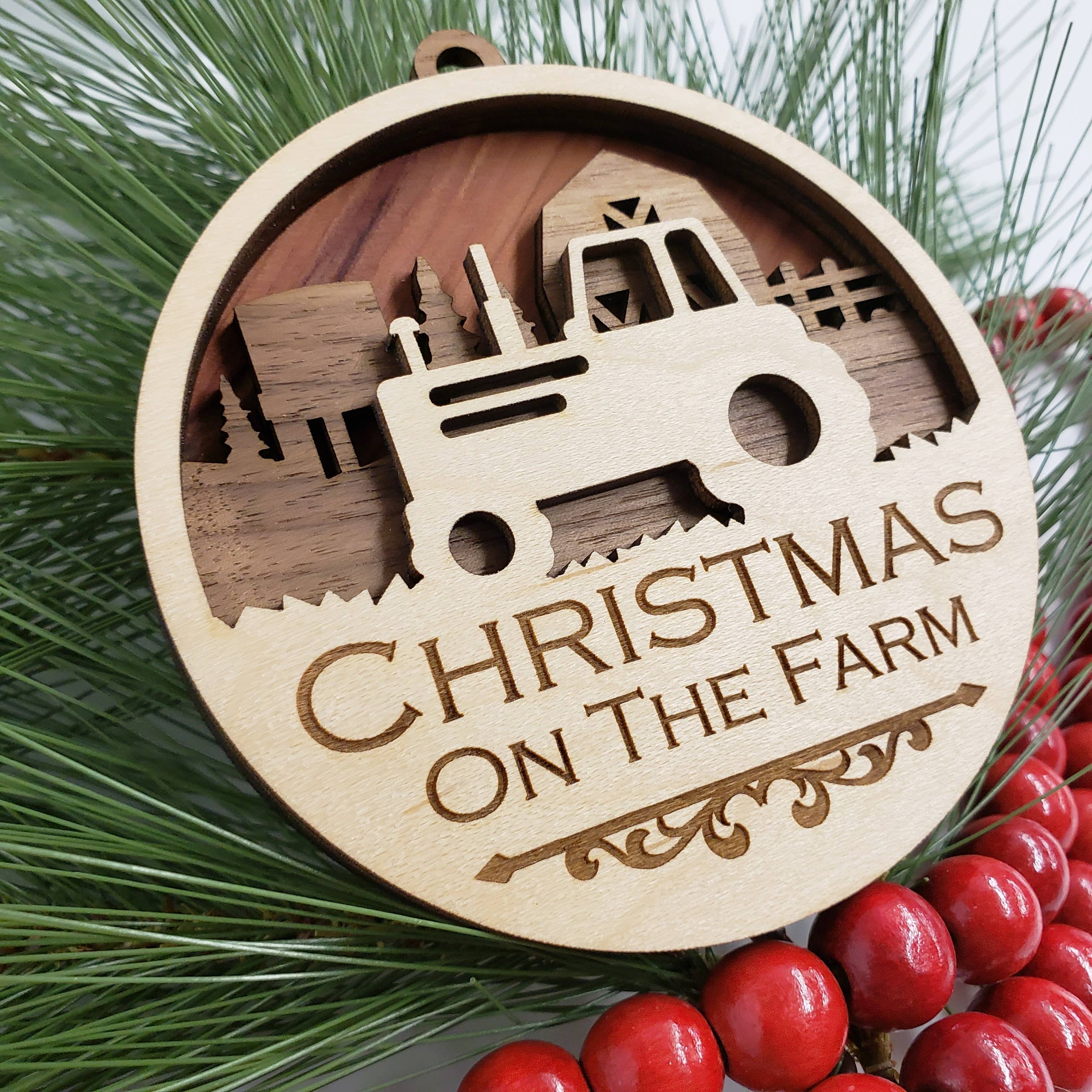 Christmas on the Farm - Tractor