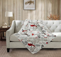 "Cardinals"  Quilted Throw Blanket 50"x60"