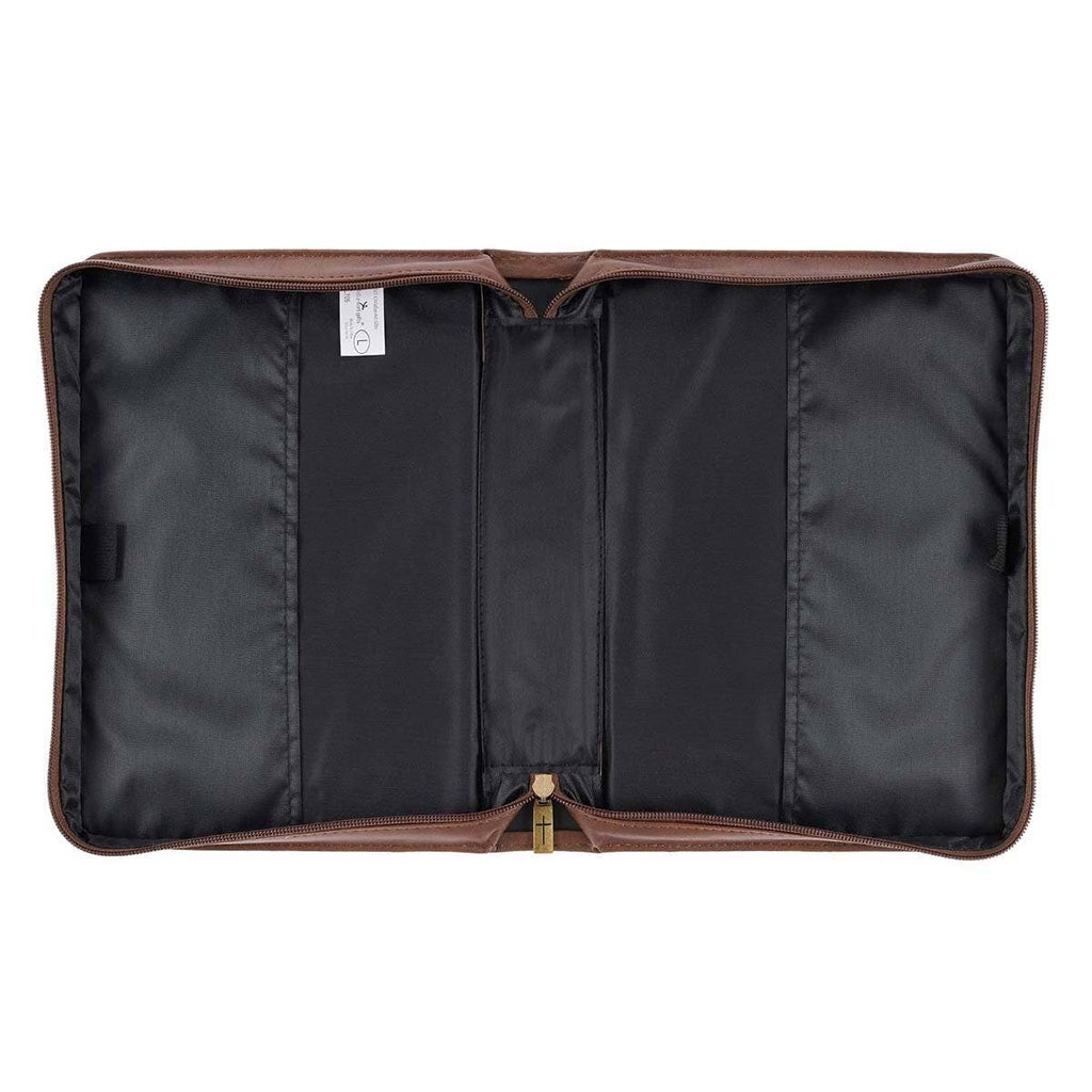 Bible Cover Classic Brown Wings Like Eagles Isa. 40:31