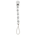 Ali+Oli Silicone Pacifier Clip (Grey-White)