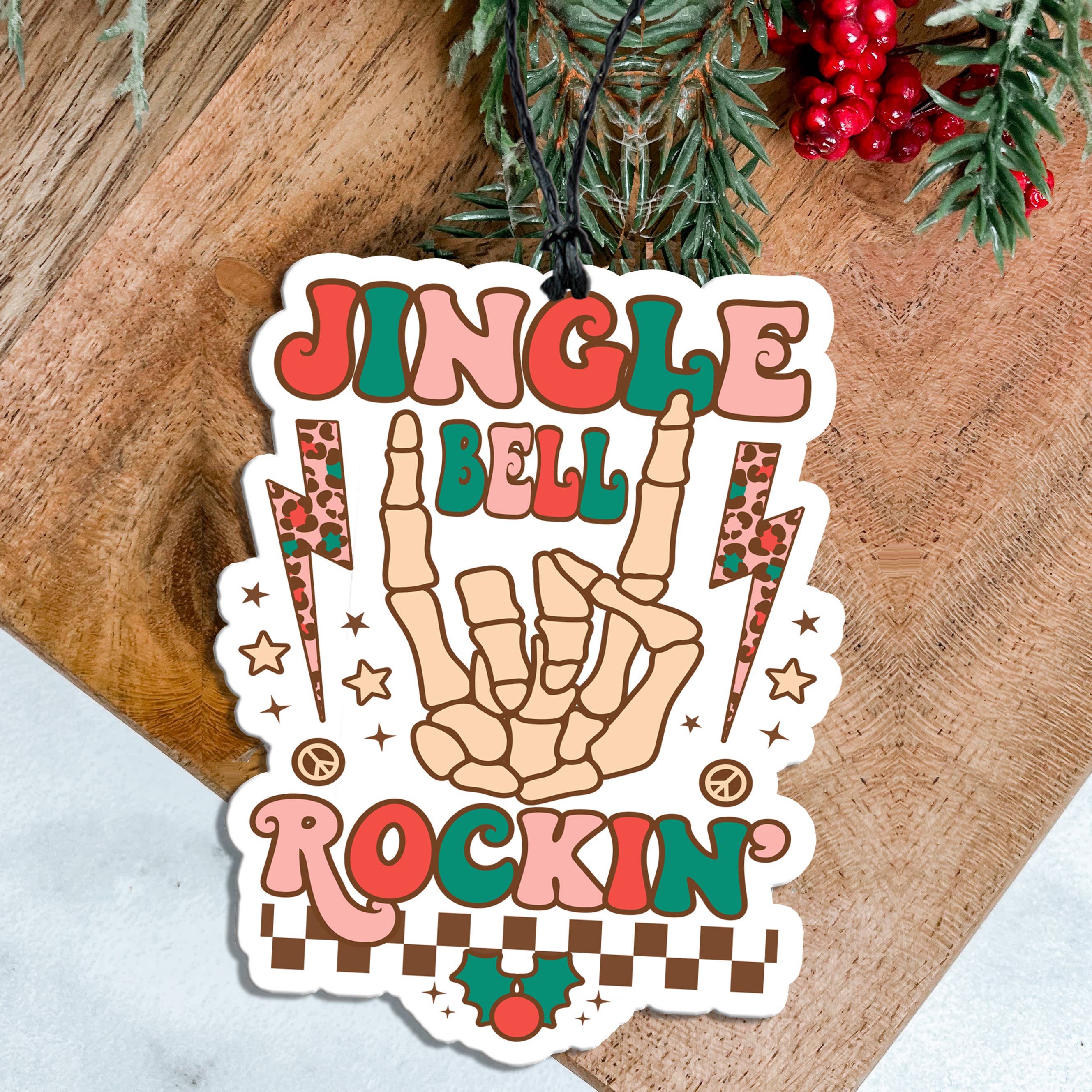 Naughty List, Hanging Air Freshener Christmas for Cars