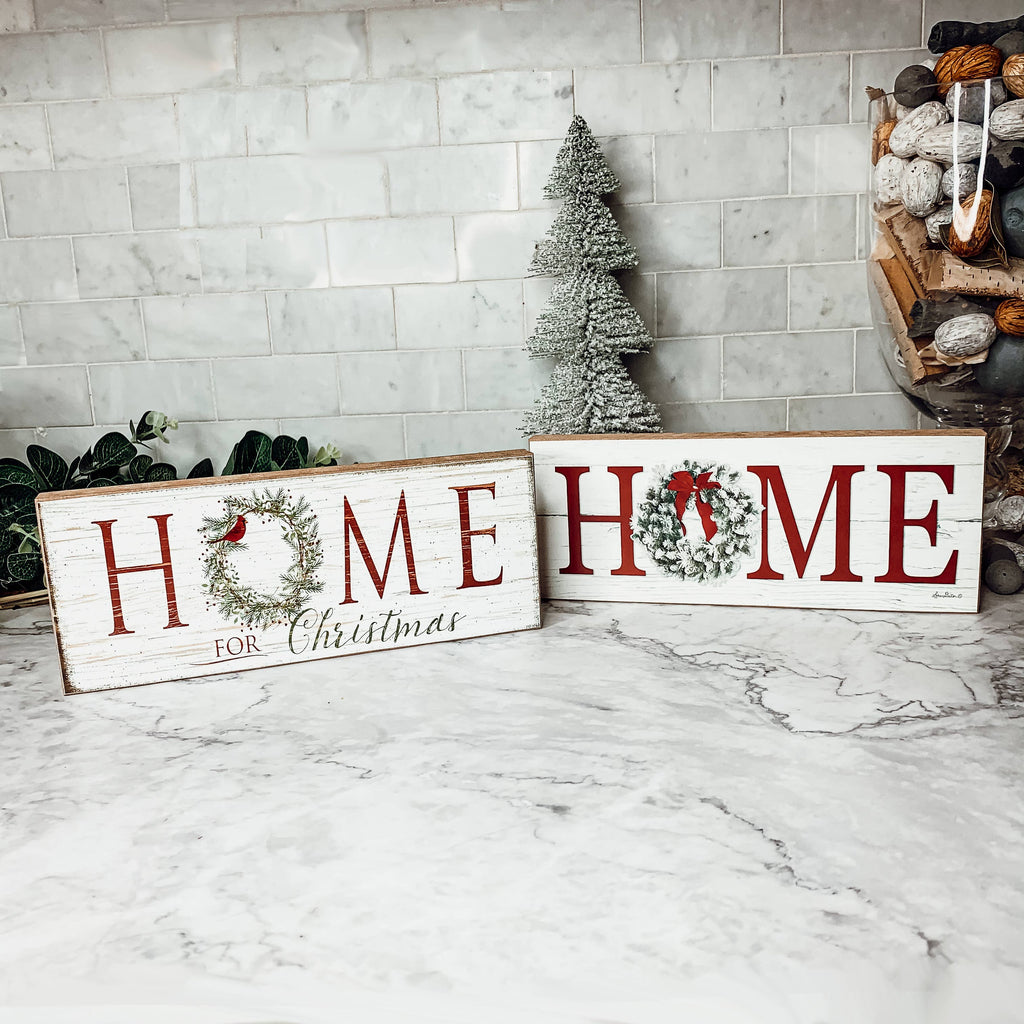 Christmas Home Signs, Wooden Christmas Decorations Modern