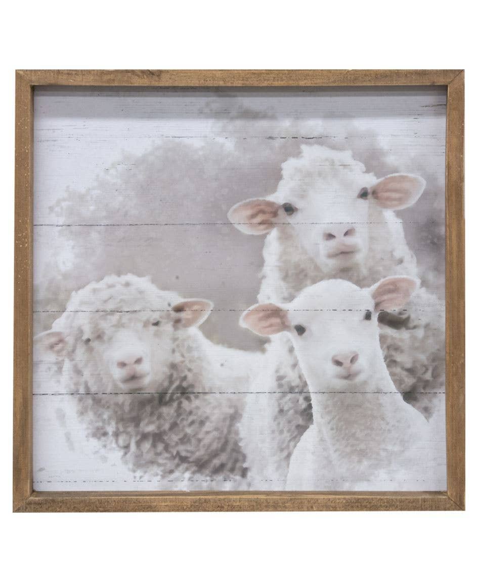 Farmhouse Animal Portrait Frame, 3 Assorted