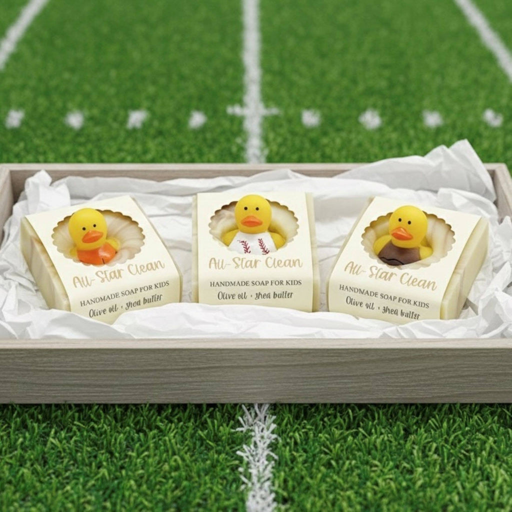All-Star Clean Handmade Soap Bar for Kids VEGAN COLD PROCESS