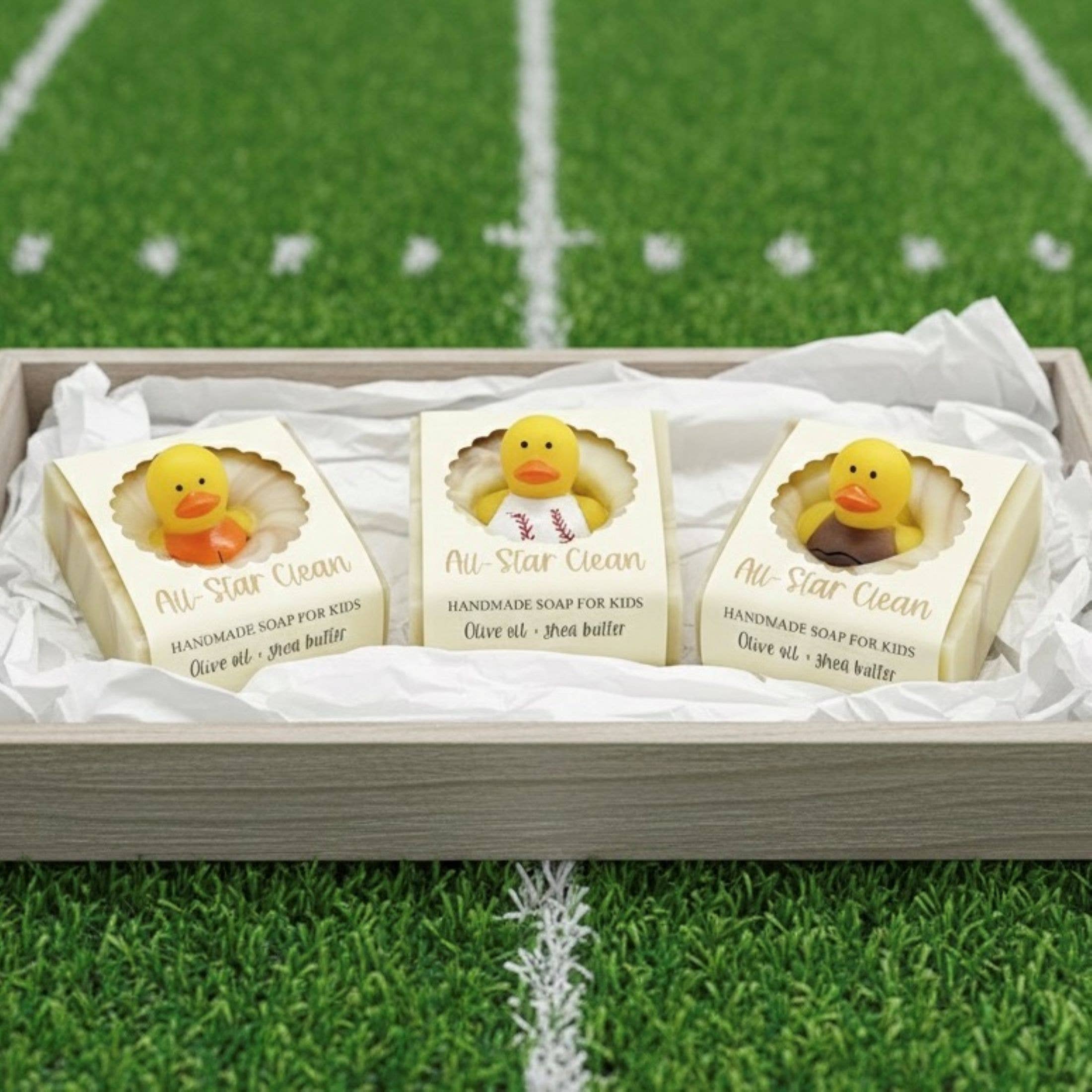 All-Star Clean Handmade Soap Bar for Kids VEGAN COLD PROCESS