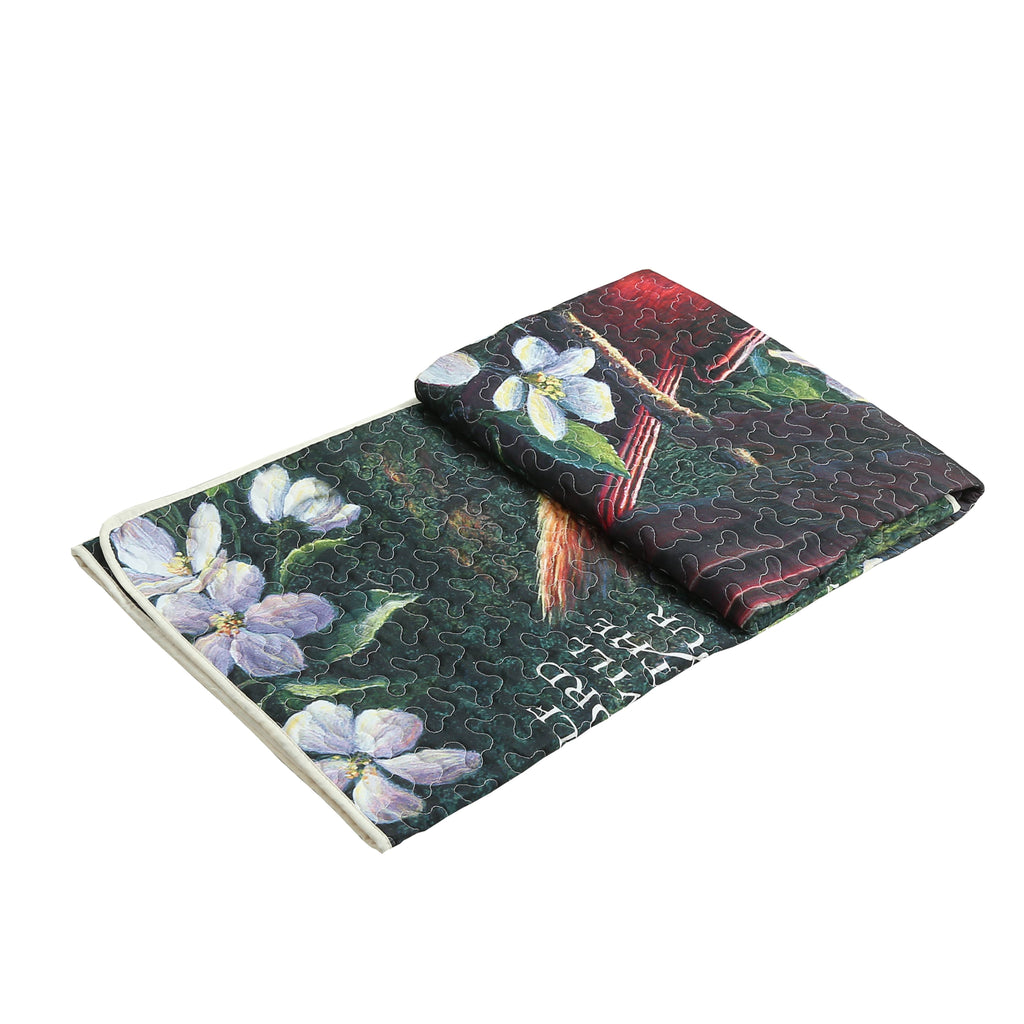 Cardinals Delight Scripture Inspirational Quilted Throw