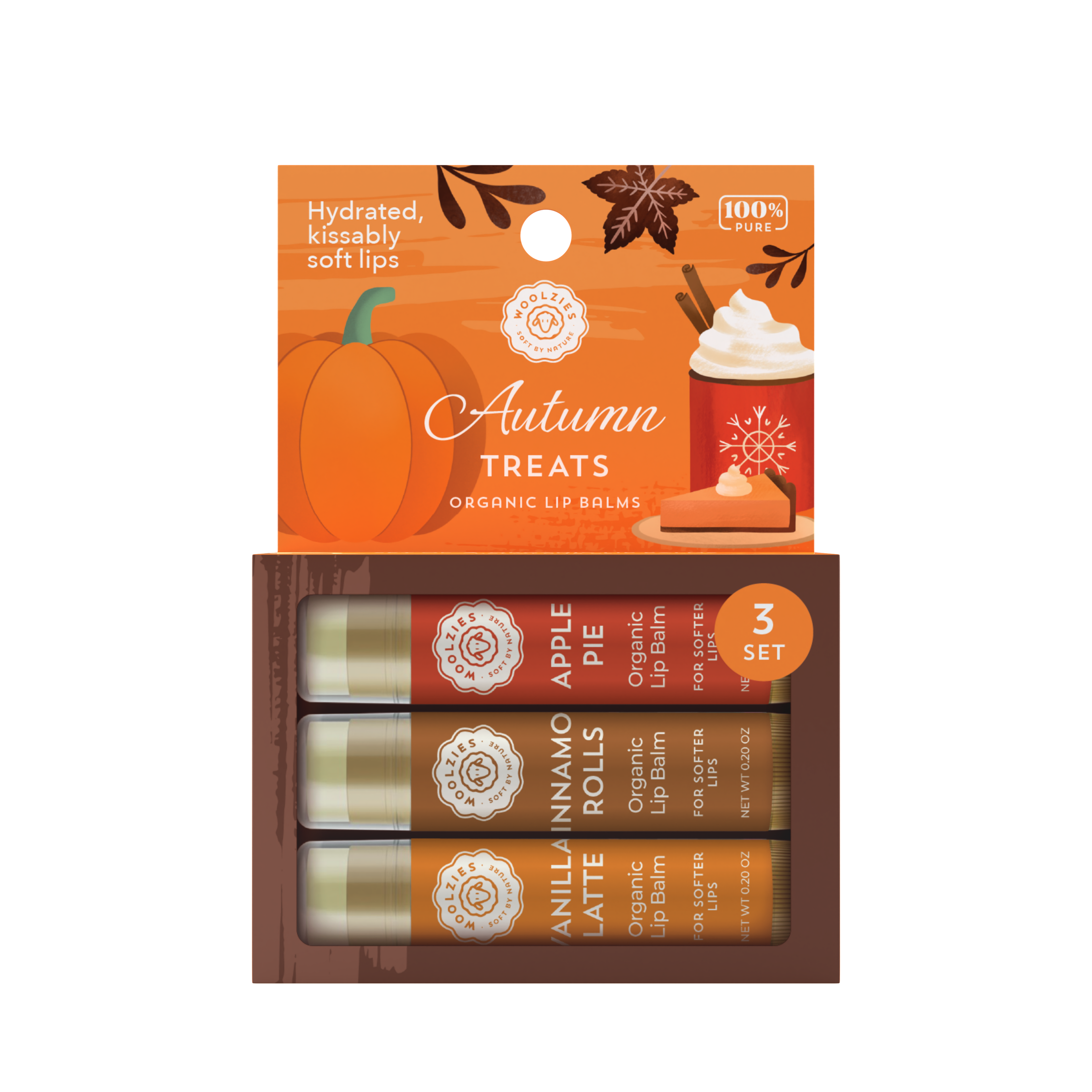 Autumn Treats Lip Balm Set Of 3