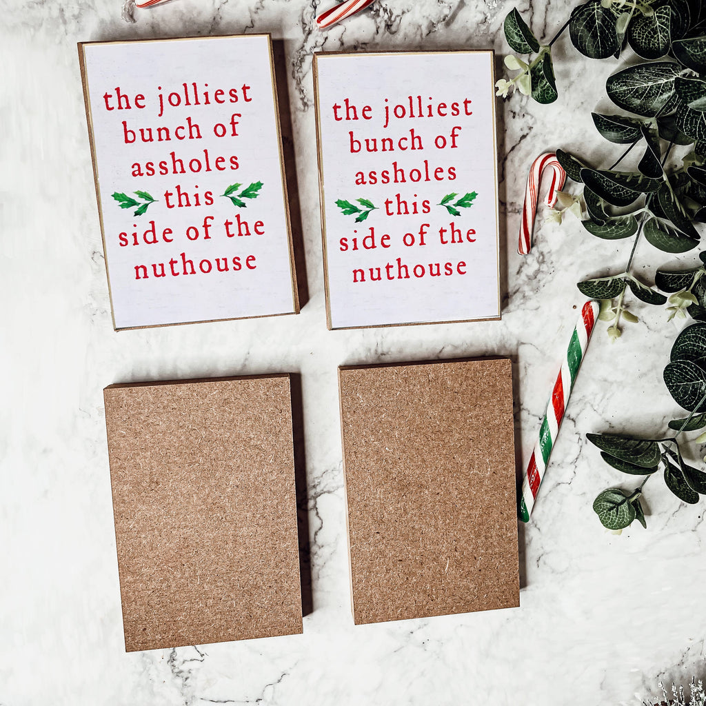 Christmas Home Signs, Wooden Christmas Decorations Modern