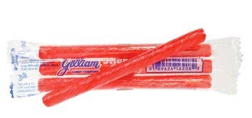 Gilliam Old Fashion Candy Sticks, Cherry, 80ct Box