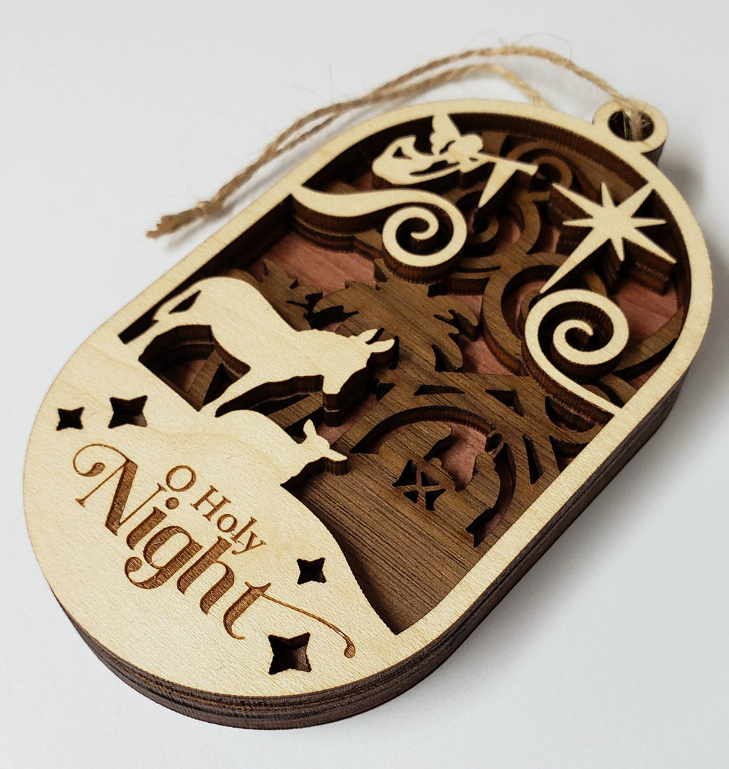 Three-Layer Nativity Ornament