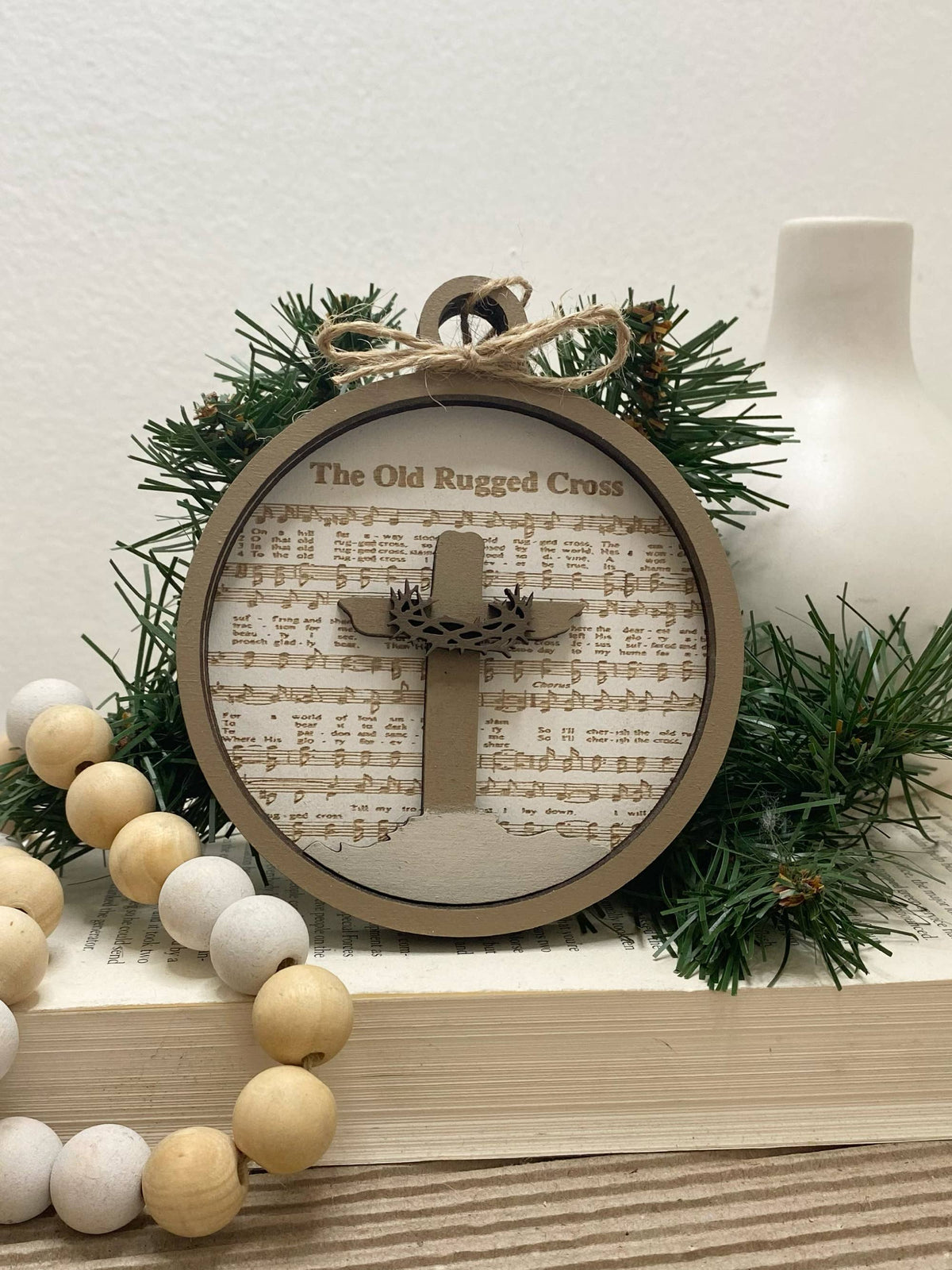 The Old Rugged Cross Ornament or Gift Tag