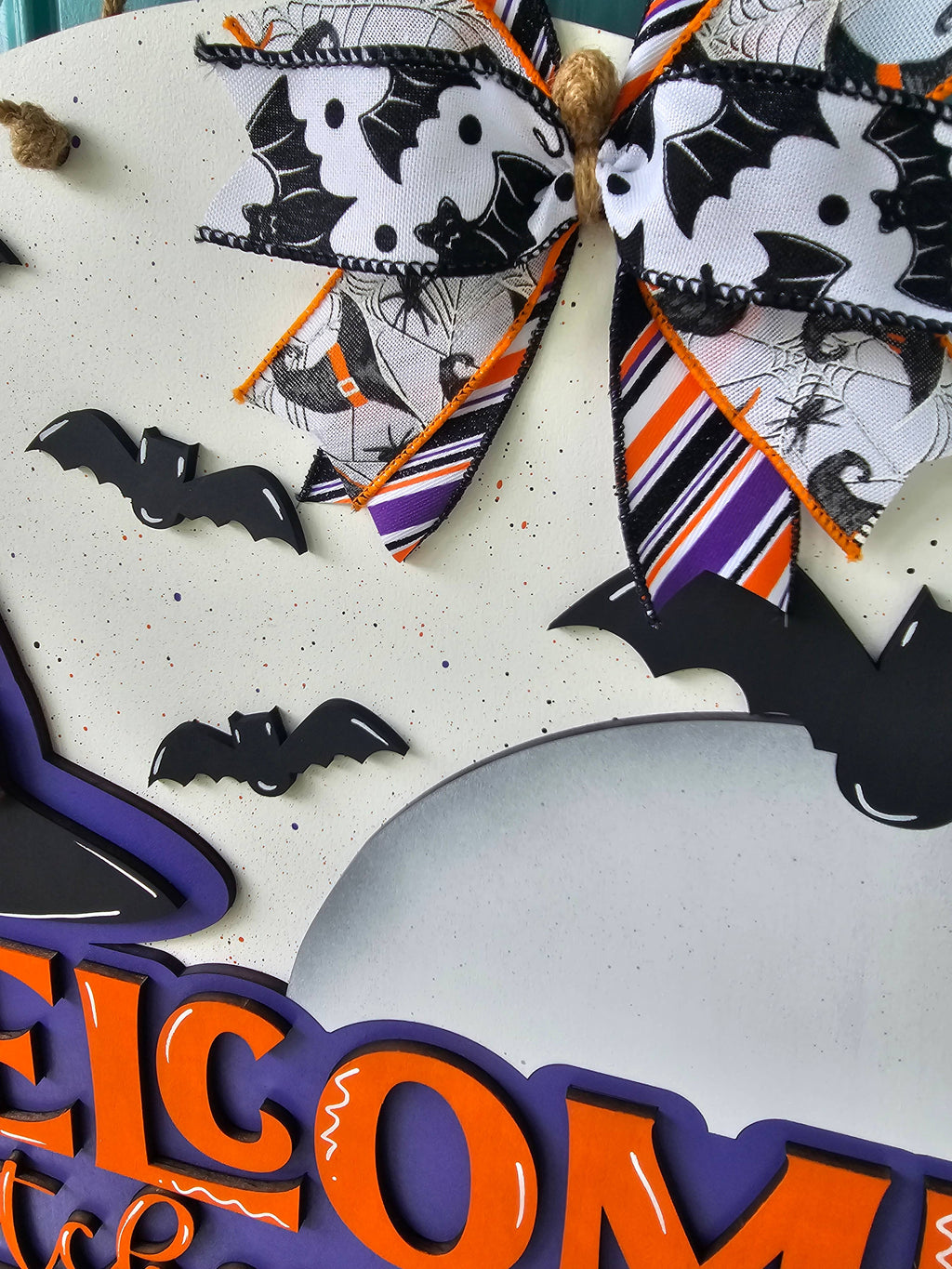 DIY Welcome Witches Door Hanger