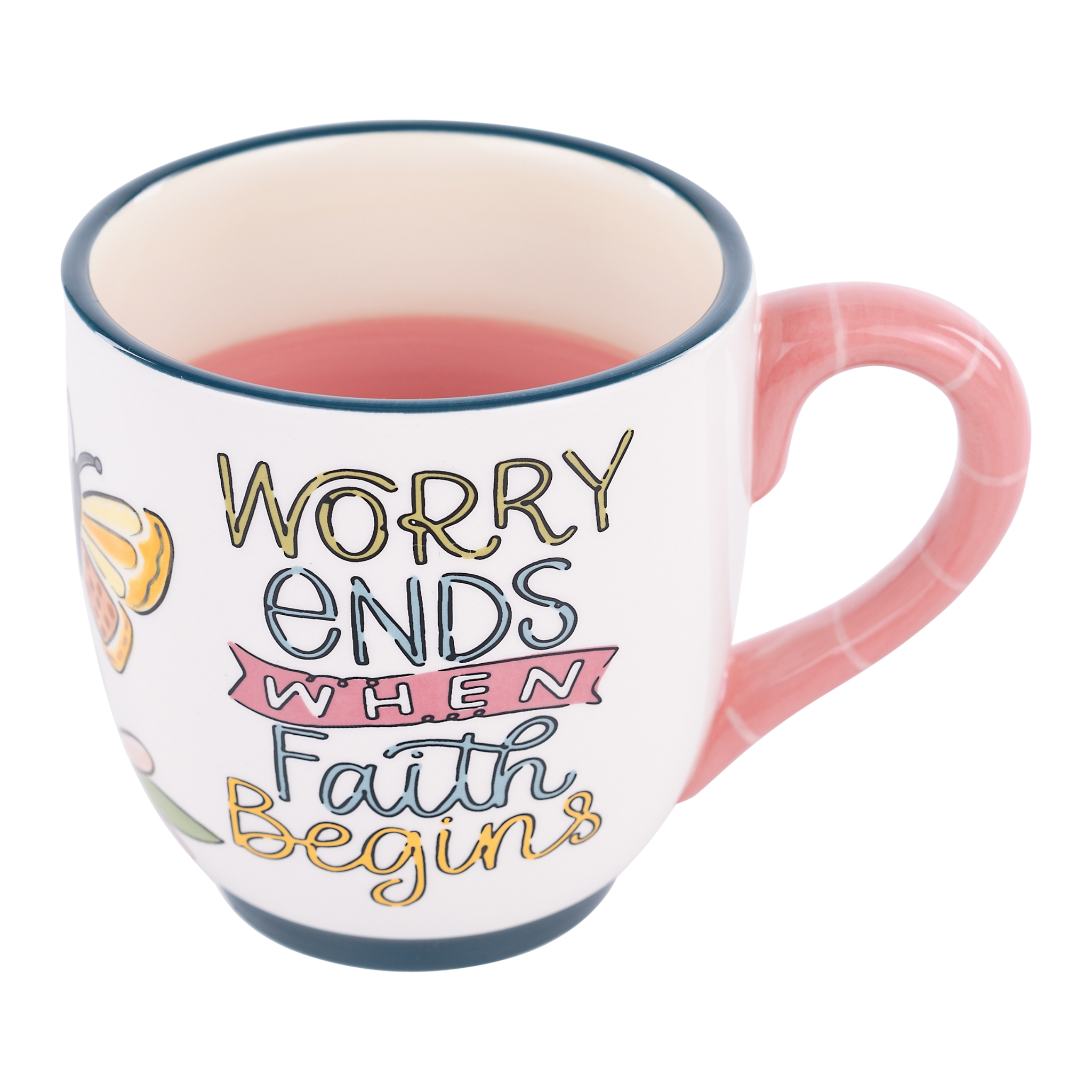 Worry Ends When Faith Begins Mug