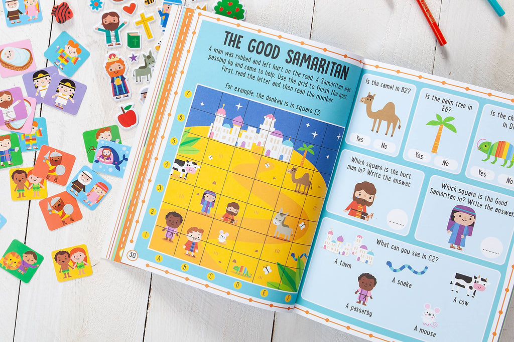 My Bible Stories Activity Book (Back to School Gifts)