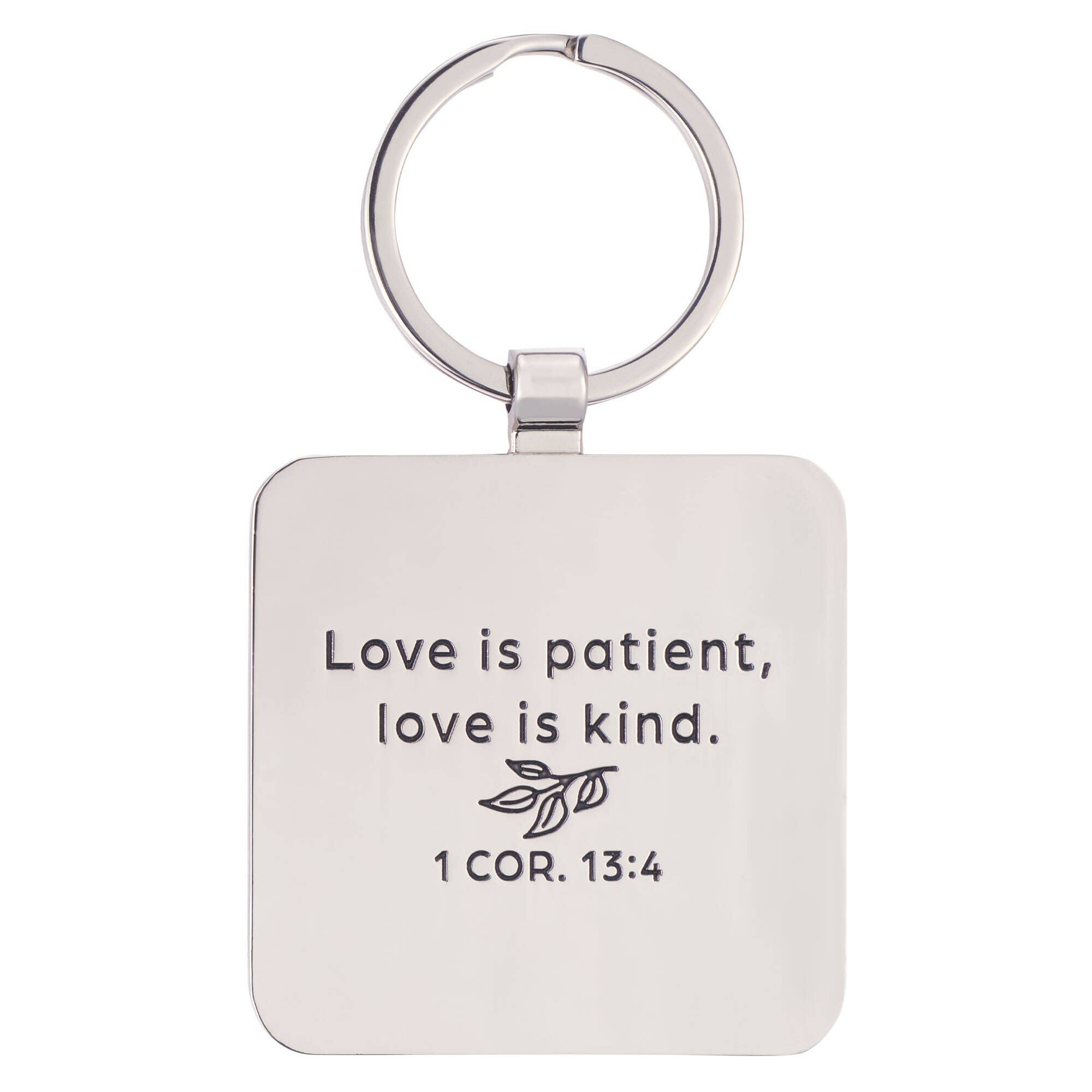 Keychain I Love You Mom 1 Cor. 13:4