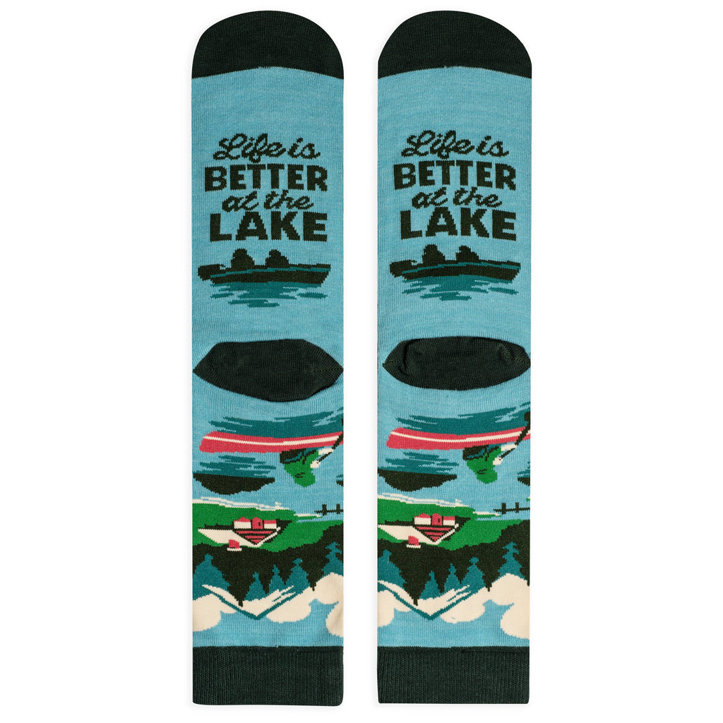 Life Is Better At The Lake Socks