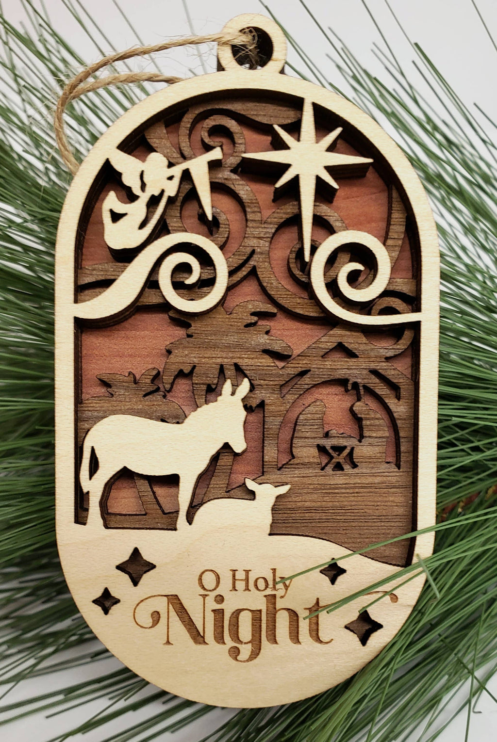 Three-Layer Nativity Ornament